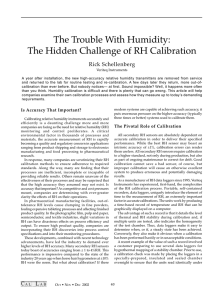 The Trouble With Humidity - The Hidden Challenge of RH
