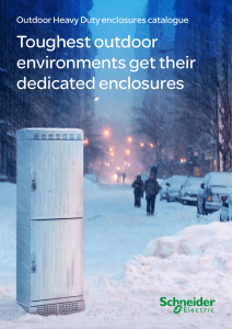 Outdoor Heavy duty enclosures catalogue