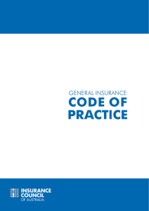 2012 Code - General Insurance Code of Practice 2014