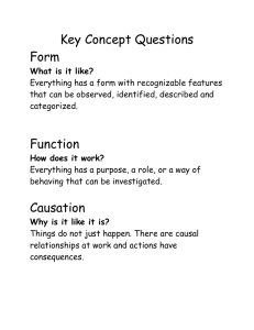 Key Concept Questions