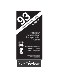 Pottstown to Norristown Transportation Center