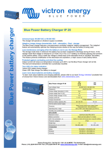 Blue Power battery charger