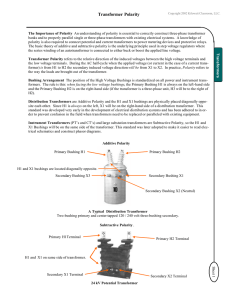 Transformer Polarity