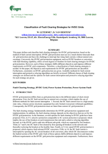 Classification of Fault Clearing Strategies for HVDC Grids