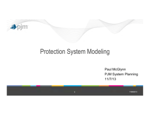 Protection System Modeling