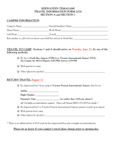 Please complete this form and mail it as soon as possible to: