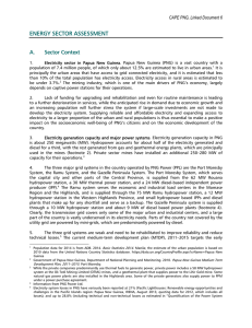 energy sector assessment