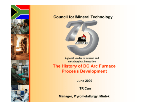 The History of DC Arc Furnace Process Development