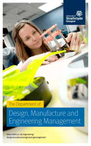 Design, Manufacture and Engineering Management