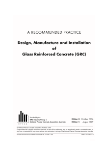 A RECOMMENDED PRACTICE Design, Manufacture and