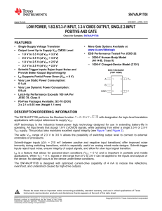 Low Power, 1.8/2.5/3.3-V Input, 3.3-V CMOS