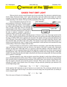 Gases that Emit Light