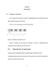9.2 Characteristic of sound waves