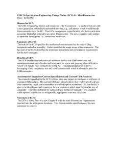 USB 2.0 Specification Engineering Change Notice (ECN)