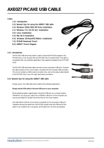 AXE027 PICAXE USB CABLE