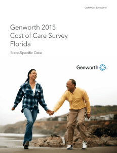 Genworth 2015 Cost of Care Survey Florida