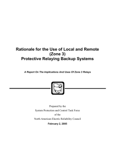Rationale for the Use of Local and Remote (Zone 3
