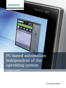 PC-based automation independent of the operating system