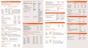 Individual income tax Deemed subsistence allowances and