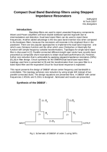 Compact Dual Band Bandstop filters using Stepped Impedance