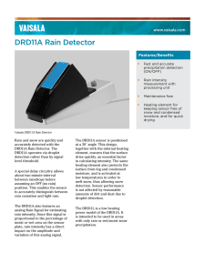 DRD11A Rain Detector