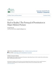 The Portrayal of Prostitution in Major Motion Pictures