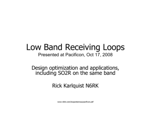 Low Band Receiving Loops