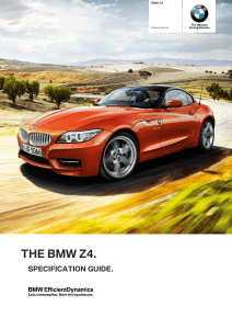 Z4 Dealer Specification Guide