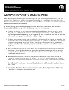 Whatever Happened to Doukenie Bacos