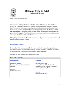 Chicago Style Guide (author