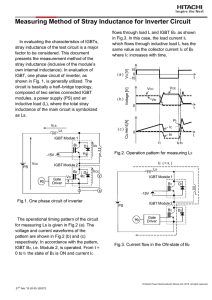 Measuring Method of Stray Inductance for Inverter Circuit (PDF