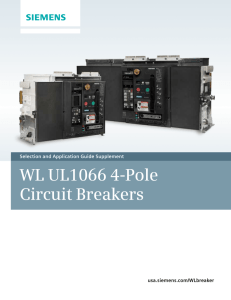WL UL1066 4-Pole Circuit Breakers