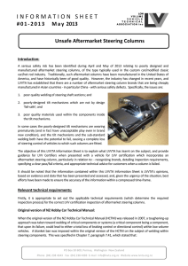 Aftermarket Steering Columns