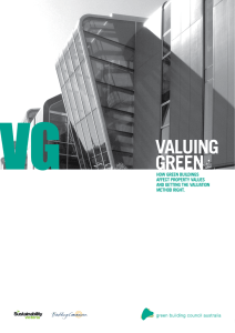 Valuing Green - Green Building Council of Australia