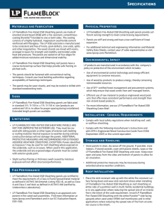 Specifications - LP Building Products