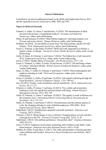 1 Known Publications Listed below are known publications based