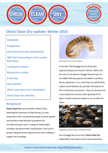 Check Clean Dry update: Winter 2015 - GB non