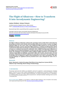 The Flight of Albatross—How to Transform It into Aerodynamic