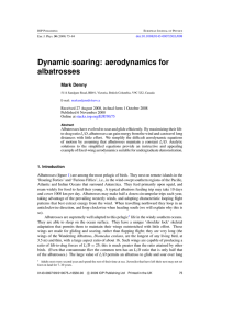 Dynamic soaring: aerodynamics for albatrosses