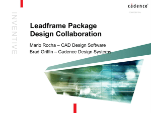 Lead Frame Package Design Collaboration