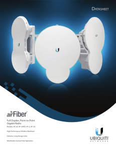 airFiber Datasheet - Ubiquiti Networks