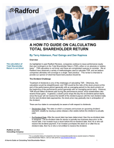 A How-To Guide On Calculating Total Shareholder Return