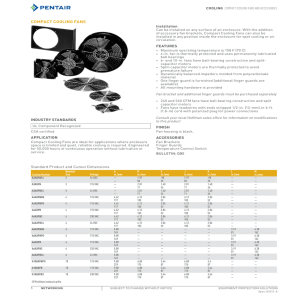 Compact Cooling Fans and Accessories