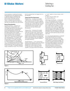 Selecting a Cooling Fan