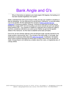 Bank Angle and G