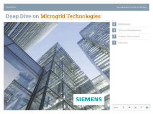 Deep Dive on Microgrid Technologies