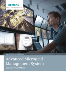 Advanced Microgrid Management System