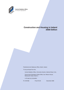 Construction and Housing in Ireland 2008 Edition