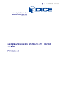D2.1 Design and quality abstractions