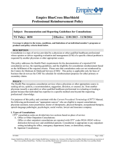 Documentation and Reporting Guidelines for